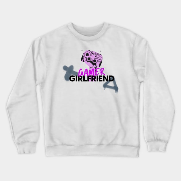 Gamer Girlfriend Crewneck Sweatshirt by Synthwear